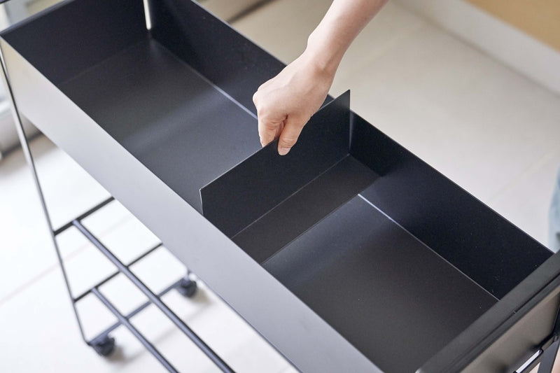 Rolling Entry Storage Shelf Black