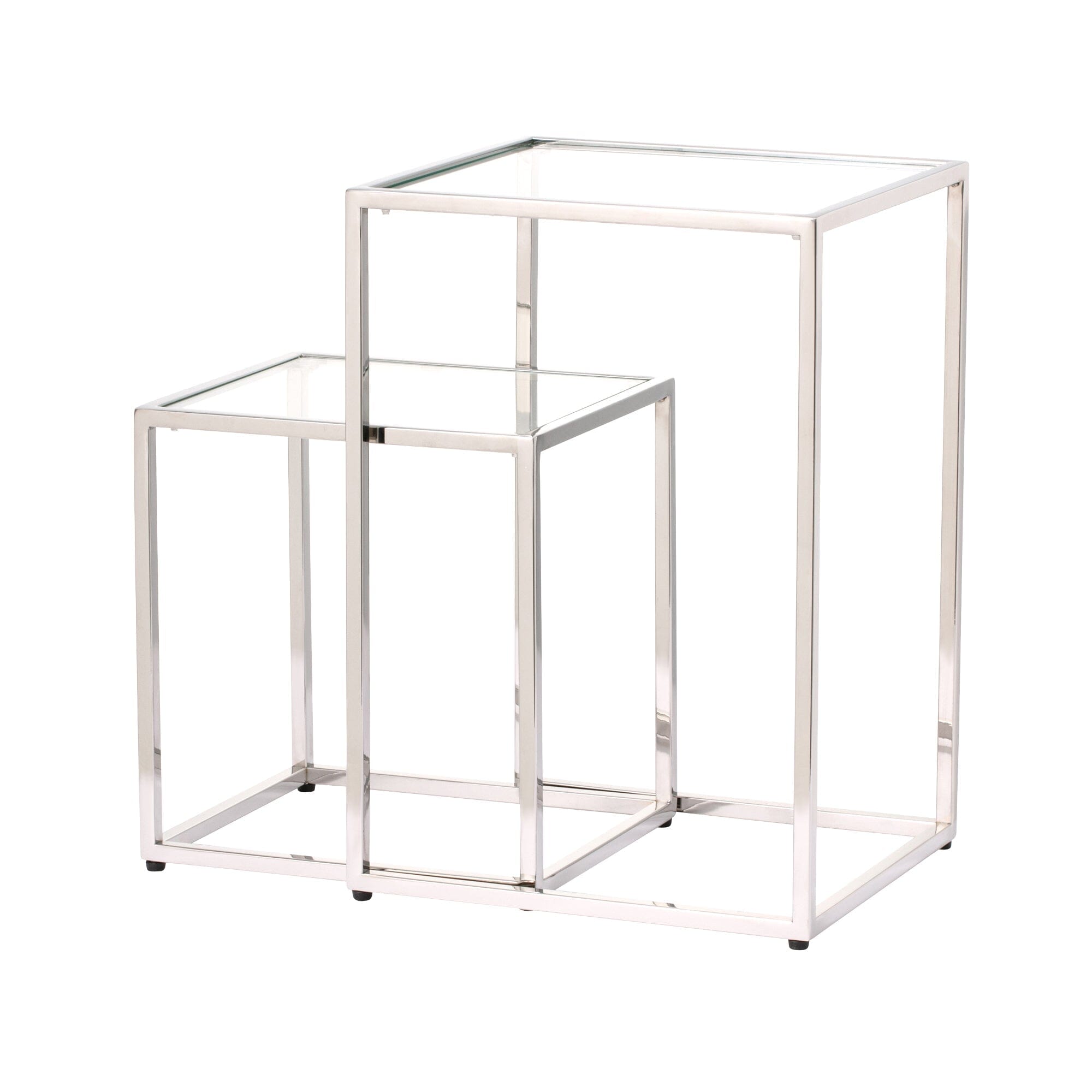 Reine Nest Table (A) W310×D274×H450 Silver