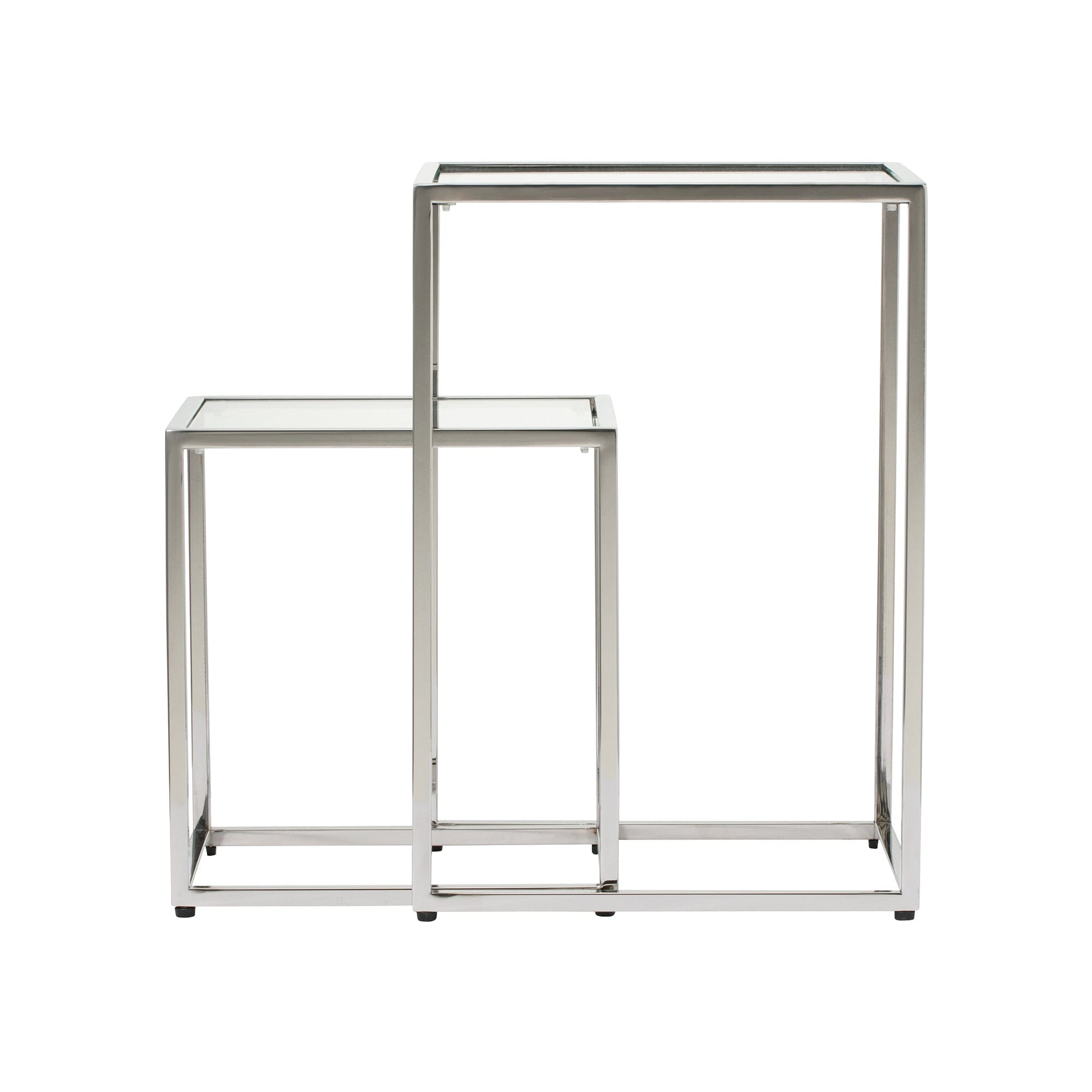 Reine Nest Table (A) W310×D274×H450 Silver