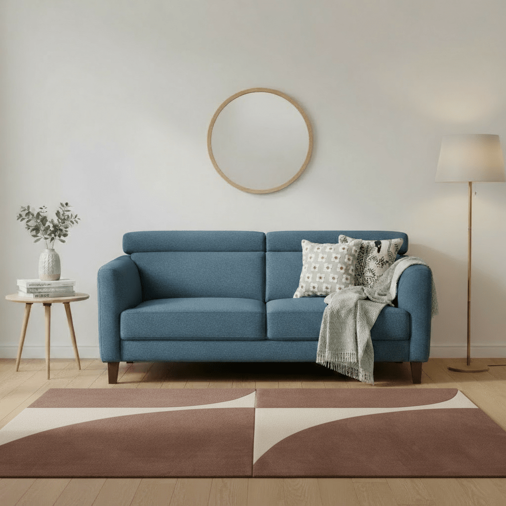 Aget Sofa 3S Navy (W1900 x D990 x H760)