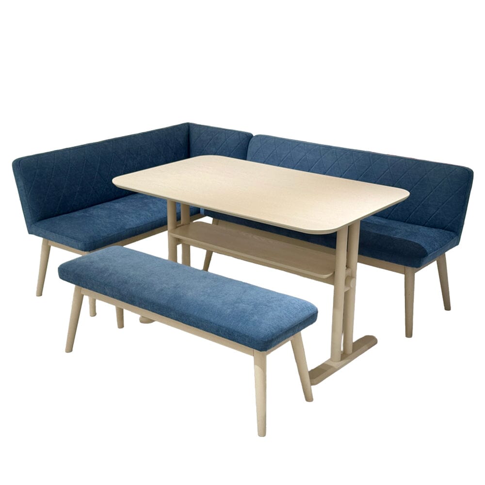 Pioni Sofa Blue X White (W1350 × D537 × H740)