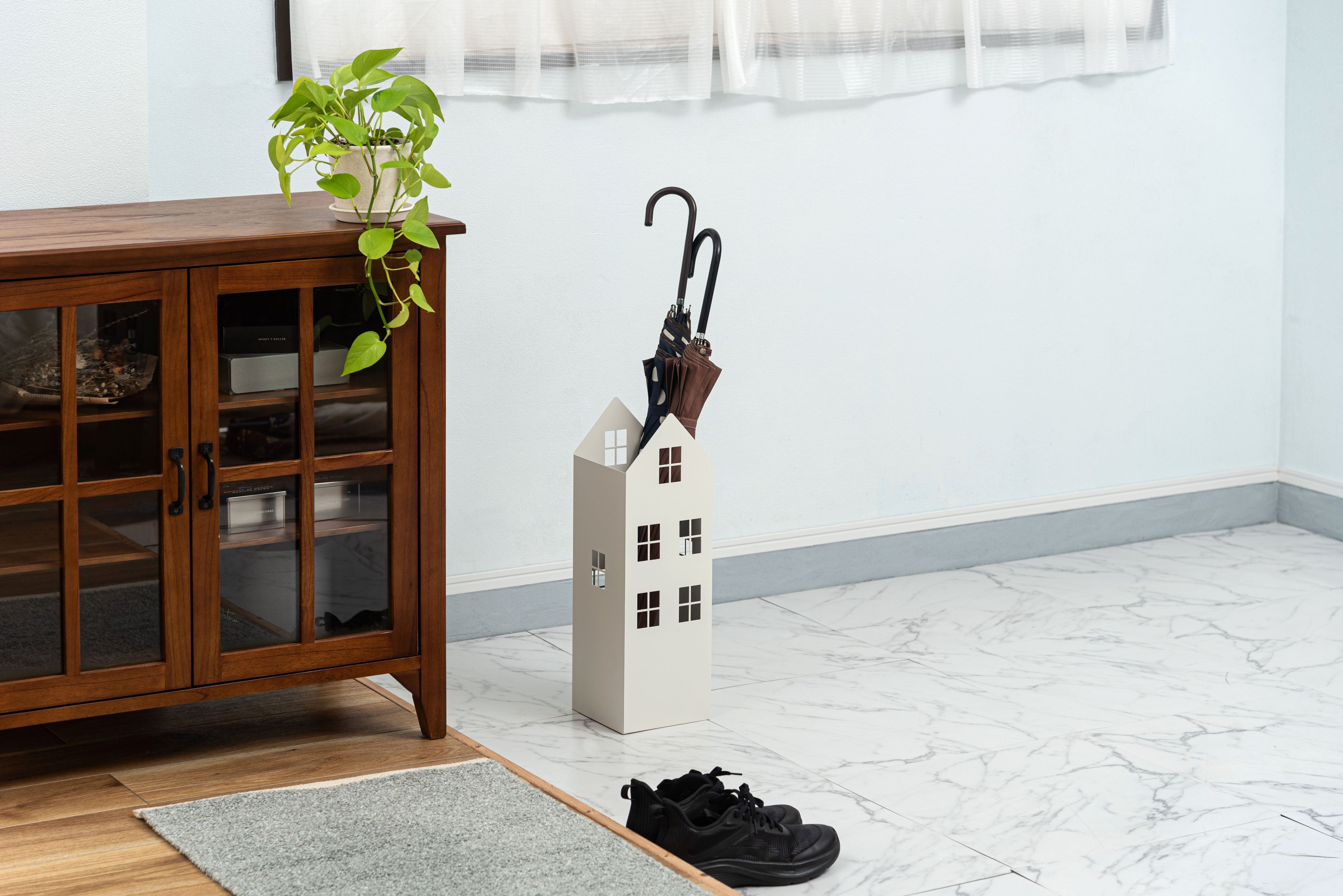 Umbrella Stand House White