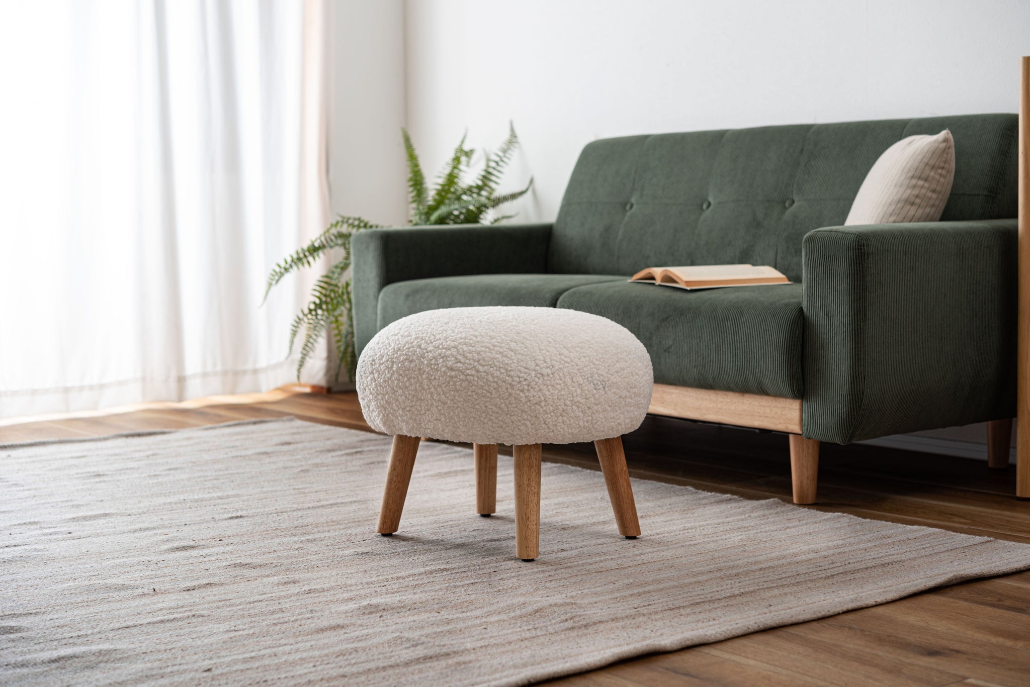 Sheep Stool White