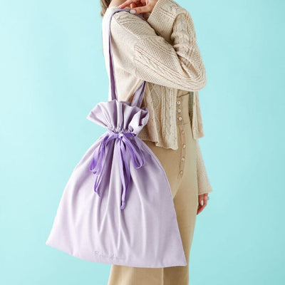 Logo Tote Frill  Purple