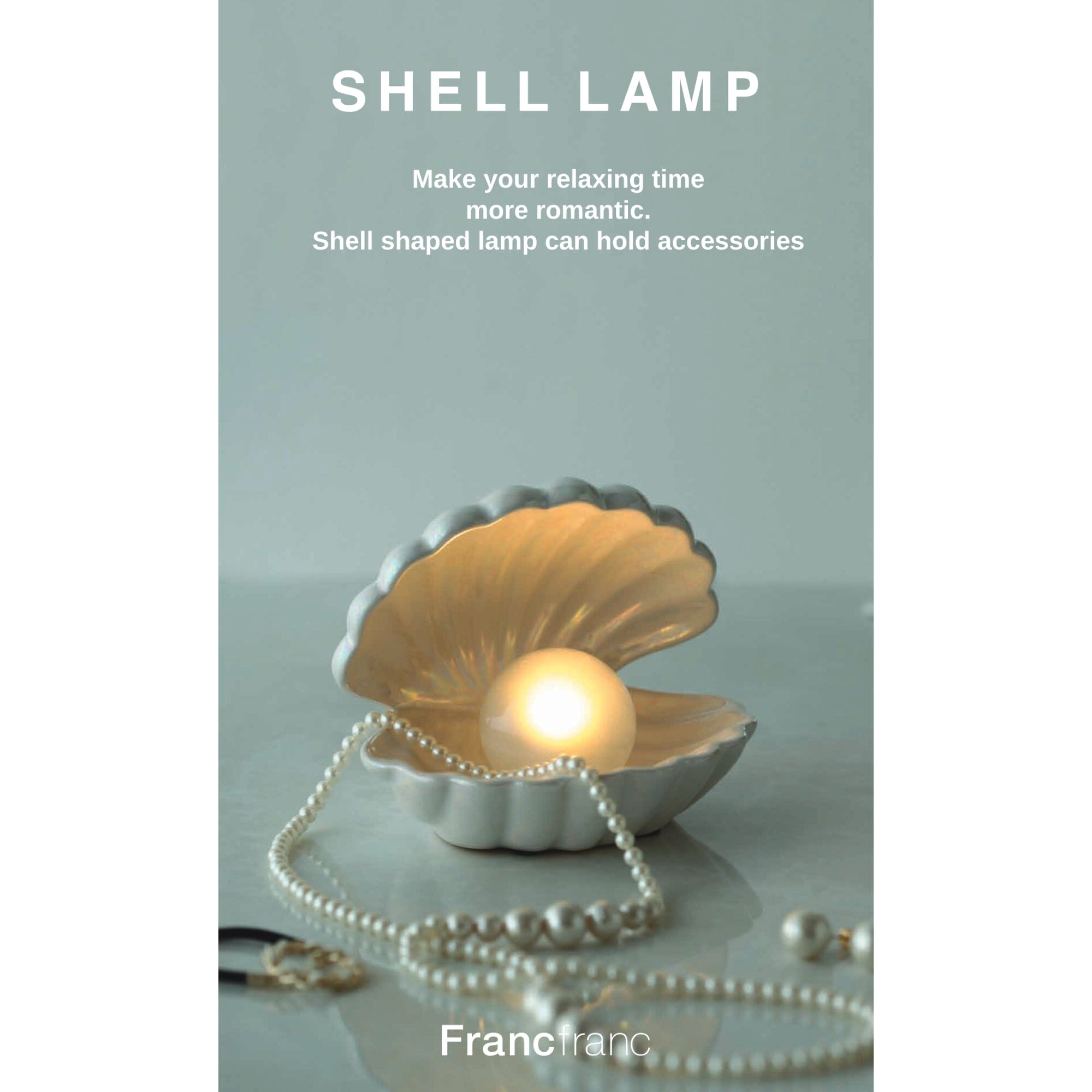 Shell Lamp Pink