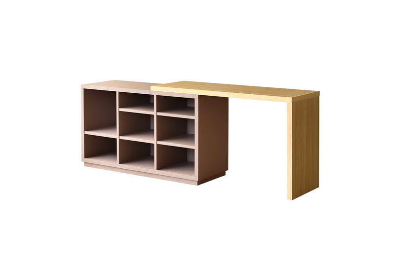 Agre Shelf Desk Brown