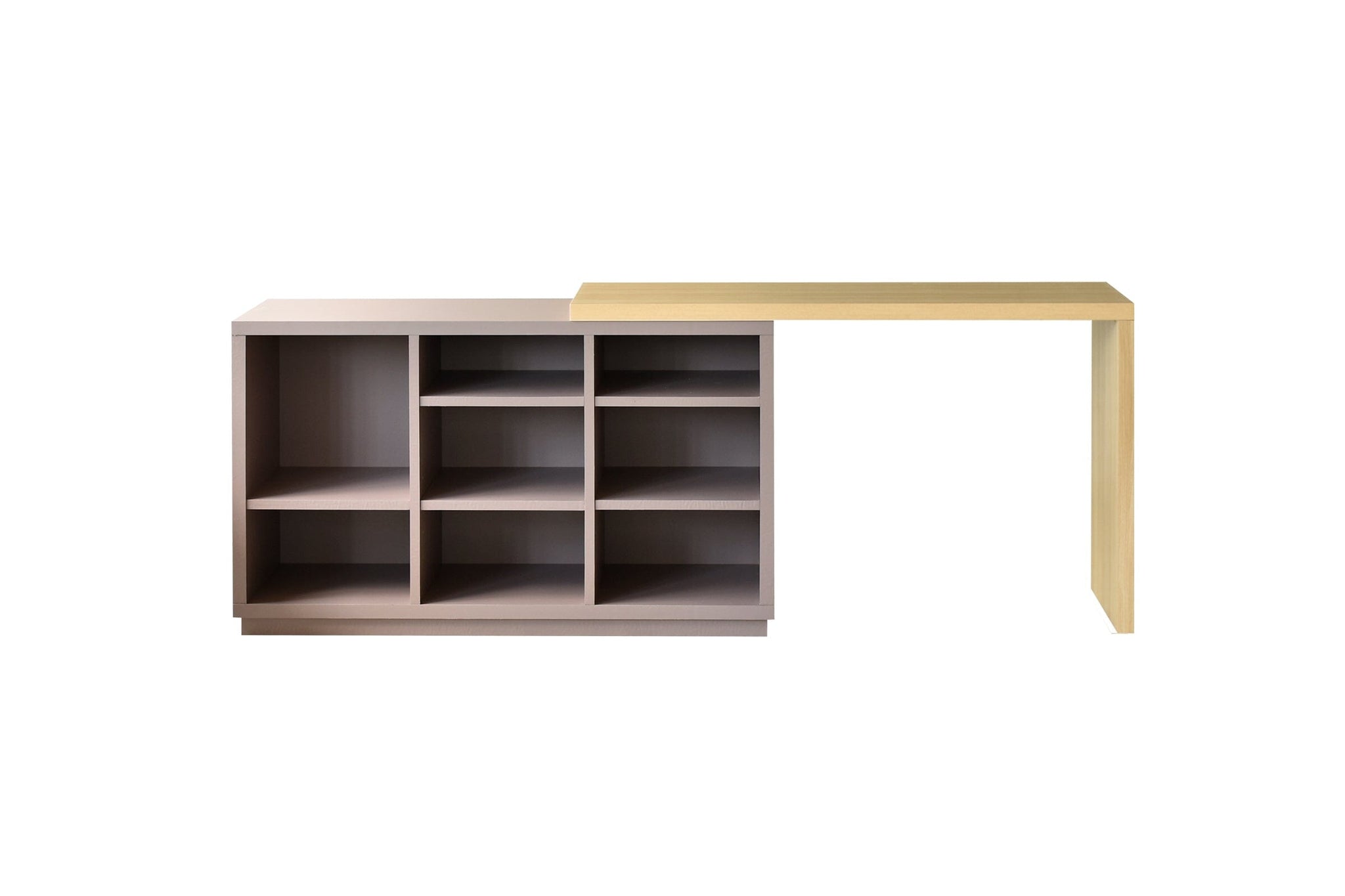 Agre Shelf Desk Brown
