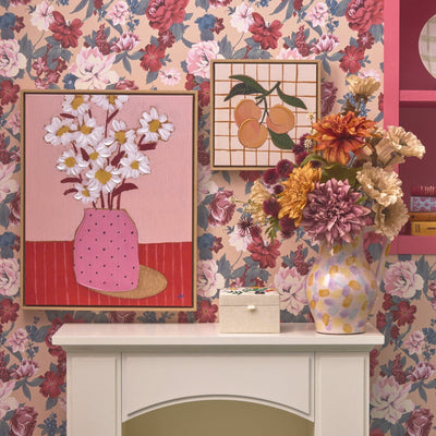 Removable Wallpaper Folkloric Flower