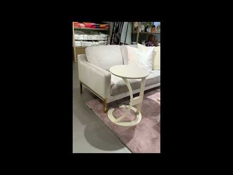 Splen Sofa 2S Pink x Gold W1280×D1245×H730