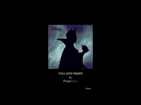 Disney Villains Night Plate  Black