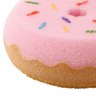 DONUTS SPONGE WHITE X PINK