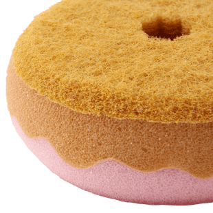 DONUTS SPONGE WHITE X PINK