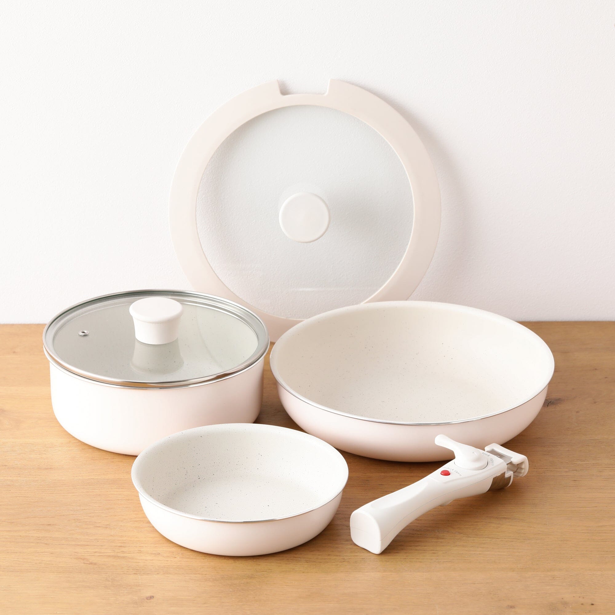 Go Table Pot & Pan 6 Pcs  Ivory