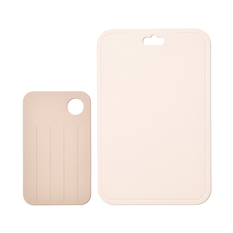 Antibacterial Cutting Board Large And Small Set Ivory