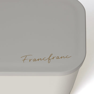 LOGO LUNCH BOX TWO-TIER WHITE