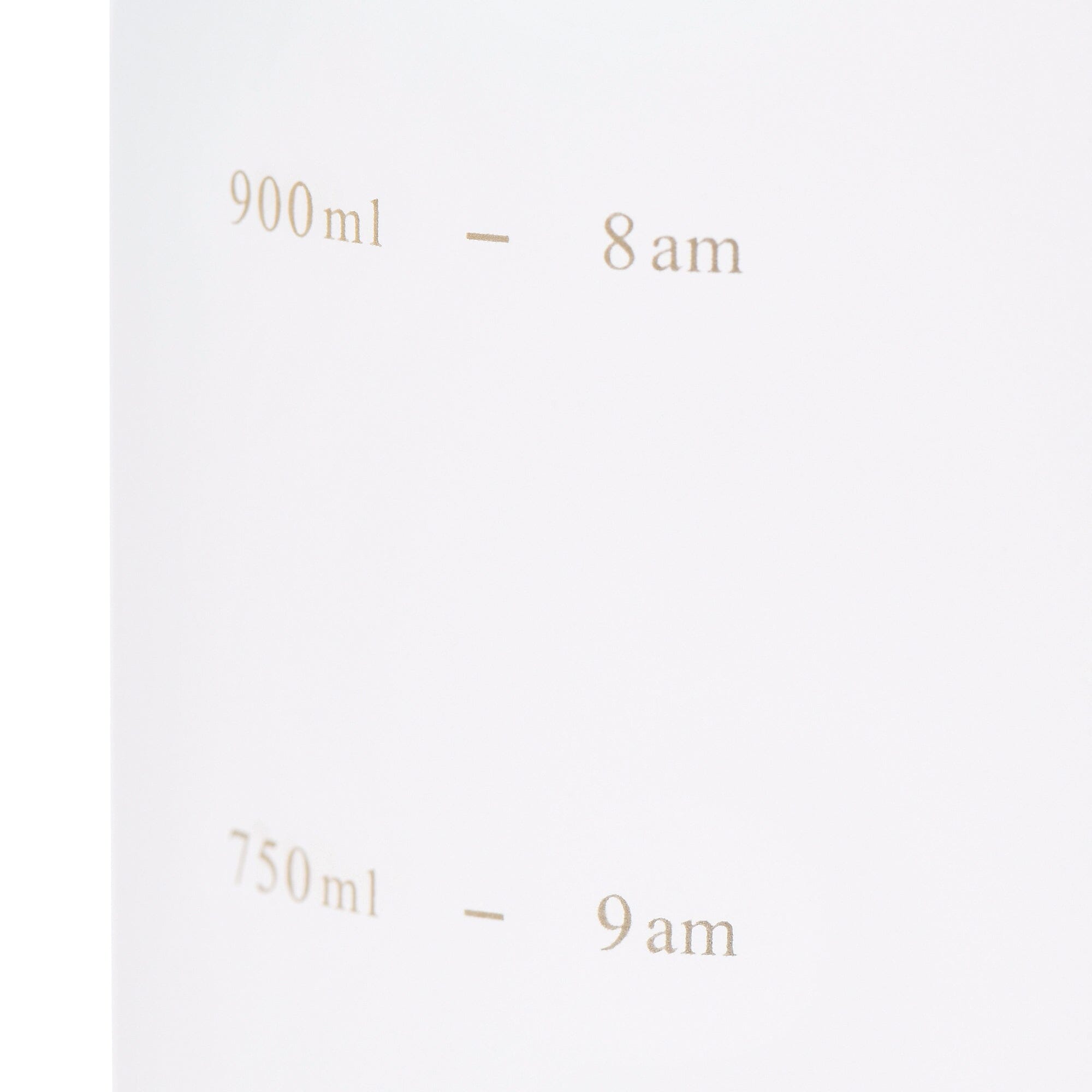 1L Water Bottle White