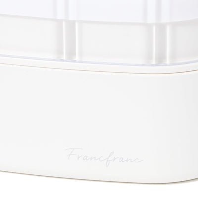 Jewel Lunch Box Round  White