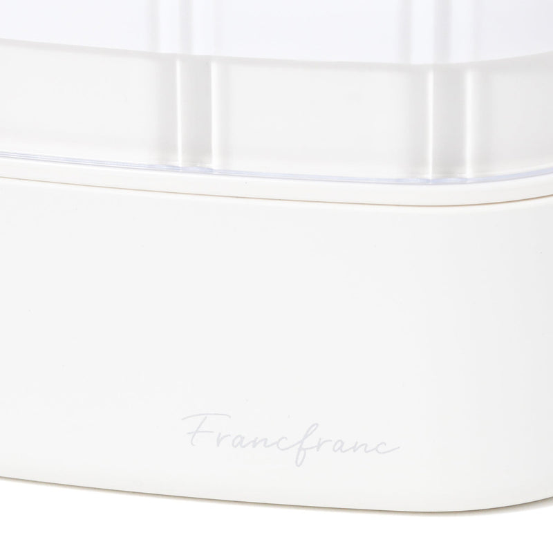 Jewel Lunch Box Round  White