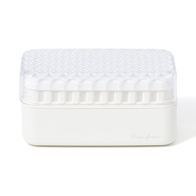 Jewel Lunch Box Square  White