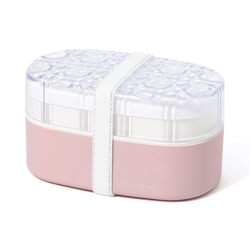 Jewel Lunch Box Round  Pink