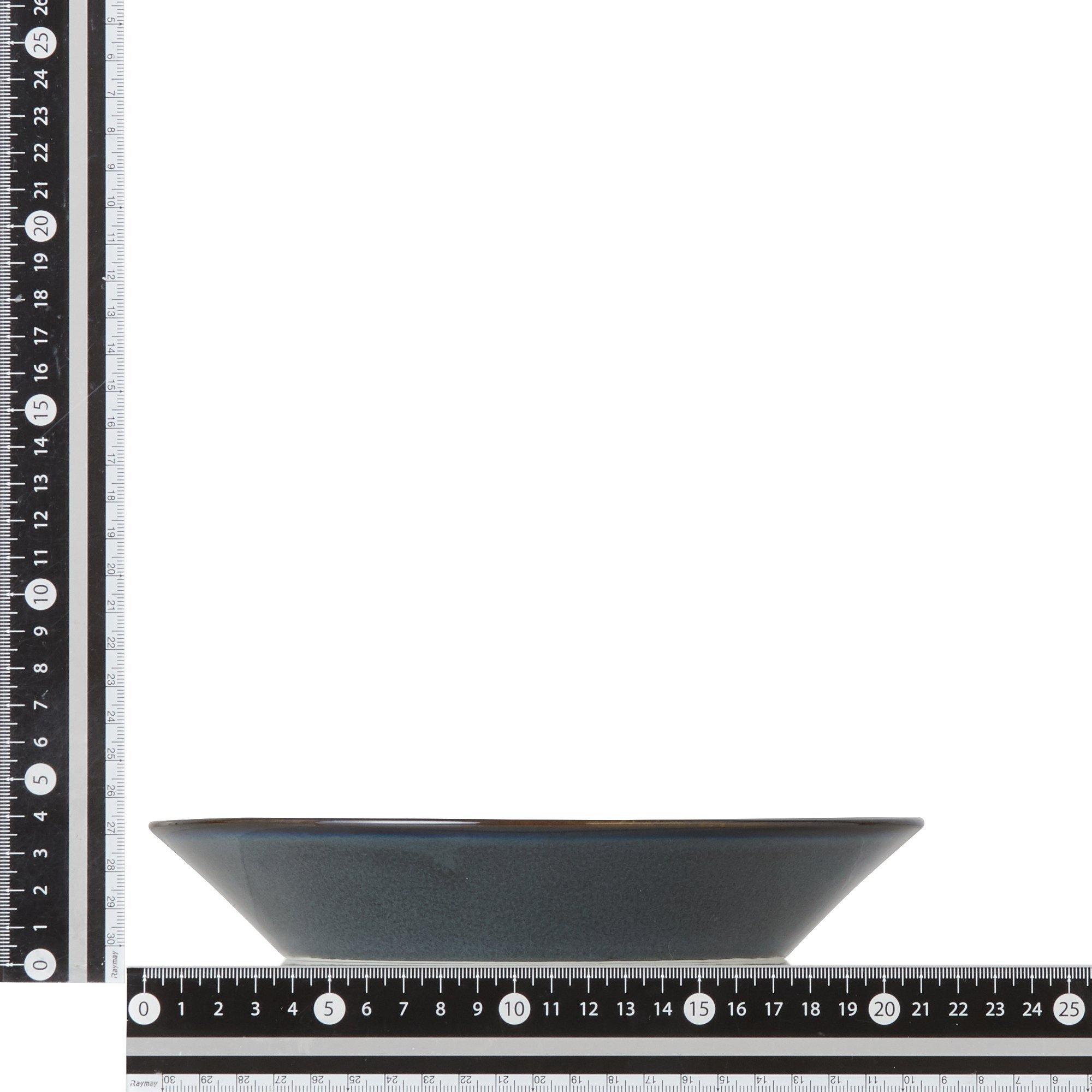 Minoyaki Irodori Deep Plate  Light Gray