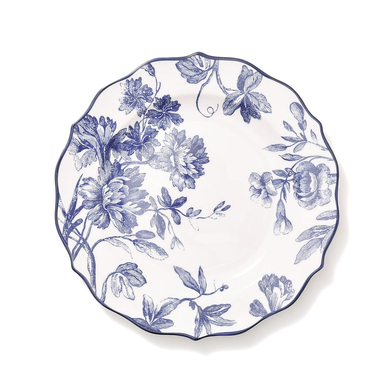 CLASSIC FLOWER PLATE MEDIUM BLUE