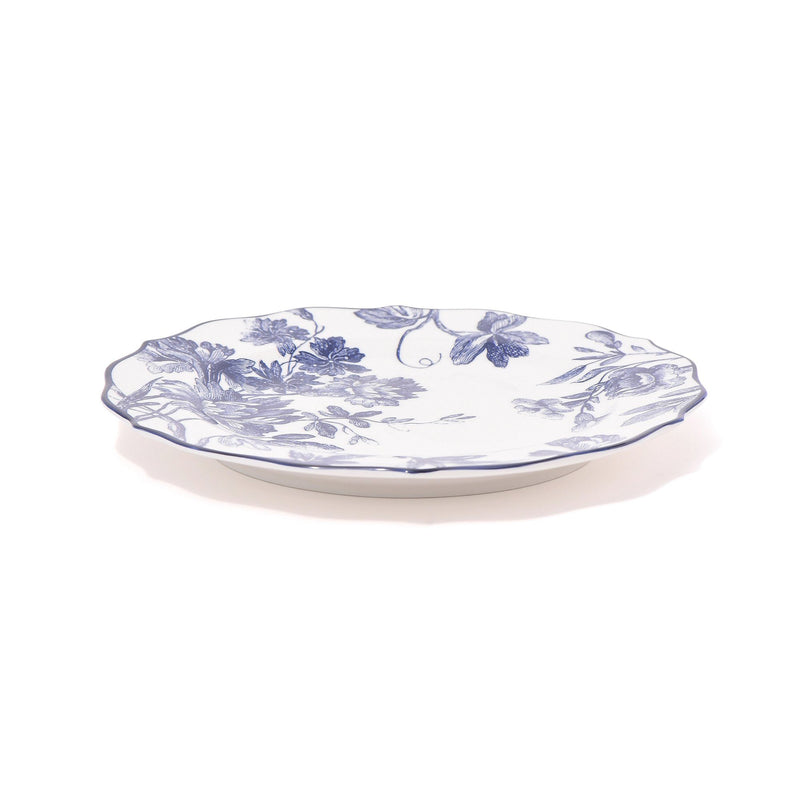 CLASSIC FLOWER PLATE MEDIUM BLUE