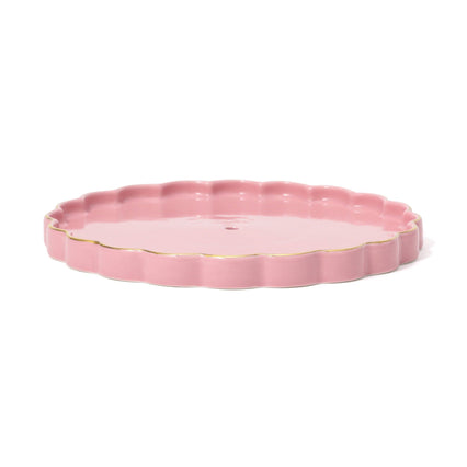 PASTEL SCALLOP STAND 3TIER PINK