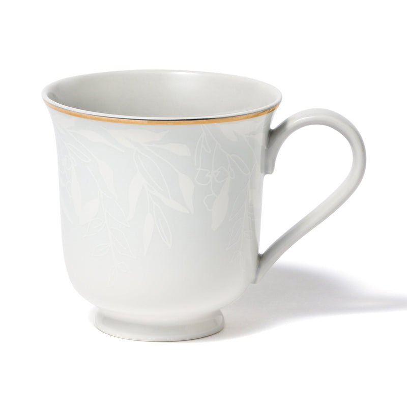 GS PAIR MUG FLOWER & LEAF