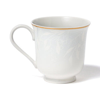 GS PAIR MUG FLOWER & LEAF