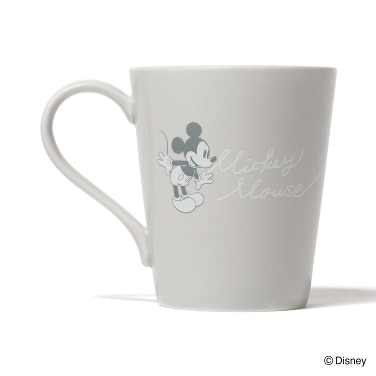 DISNEY PAIR MUG FACE PLATE PINK x GRAY