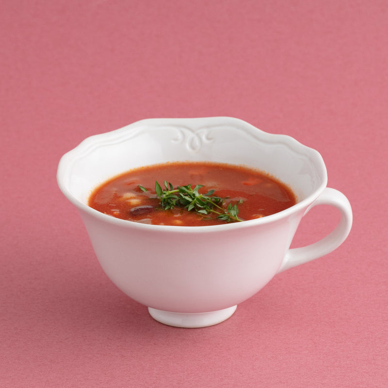 ORNAMENT SOUP CUP SMALL DARK PINK