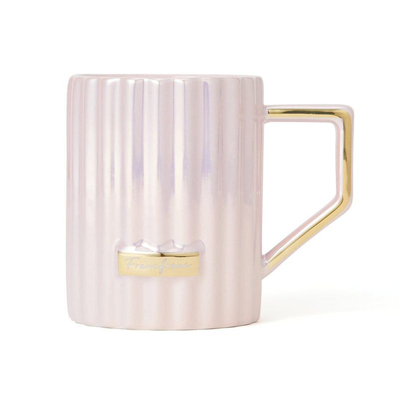 DIAMOND WITH LID MUG PINK