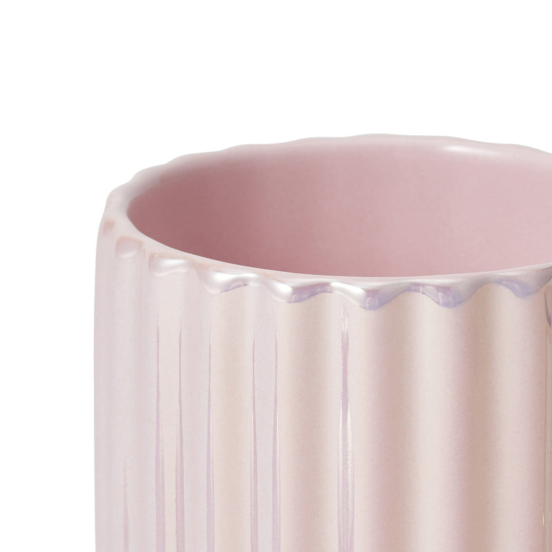 DIAMOND WITH LID MUG PINK