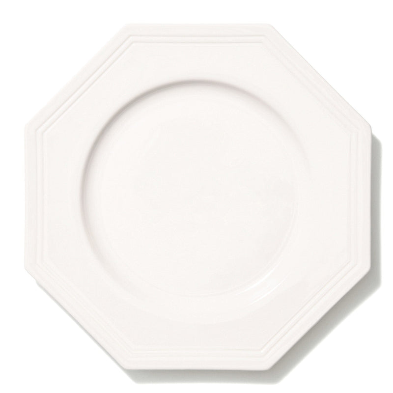 Blanche Plate Large Octagon  White