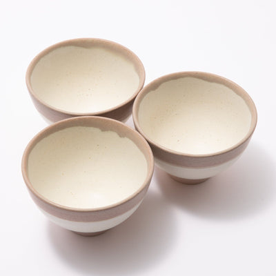 Mino Rice Bowl Separate Soak  Brown