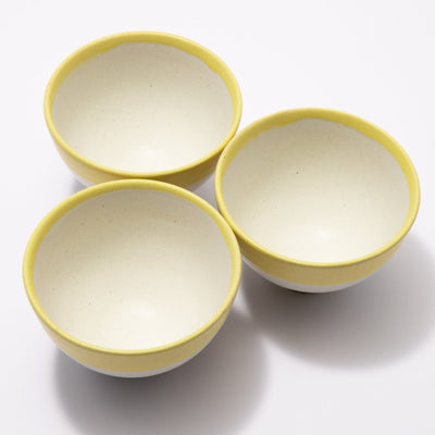 Mino Rice Bowl Separate Soak  Yellow