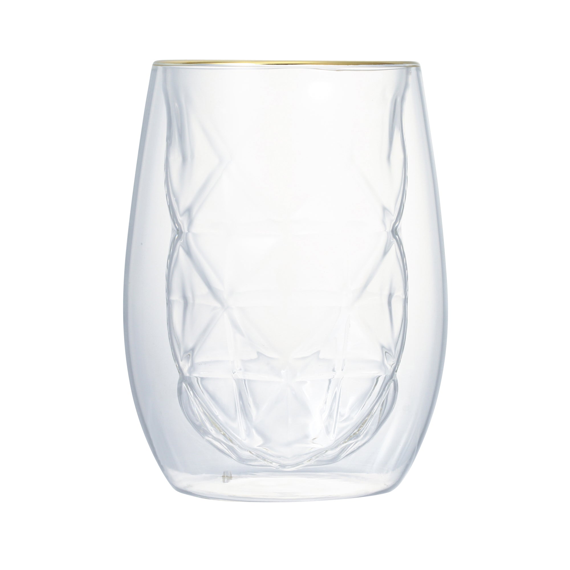 DIA DOUBLE WALL GLASS  CLEAR