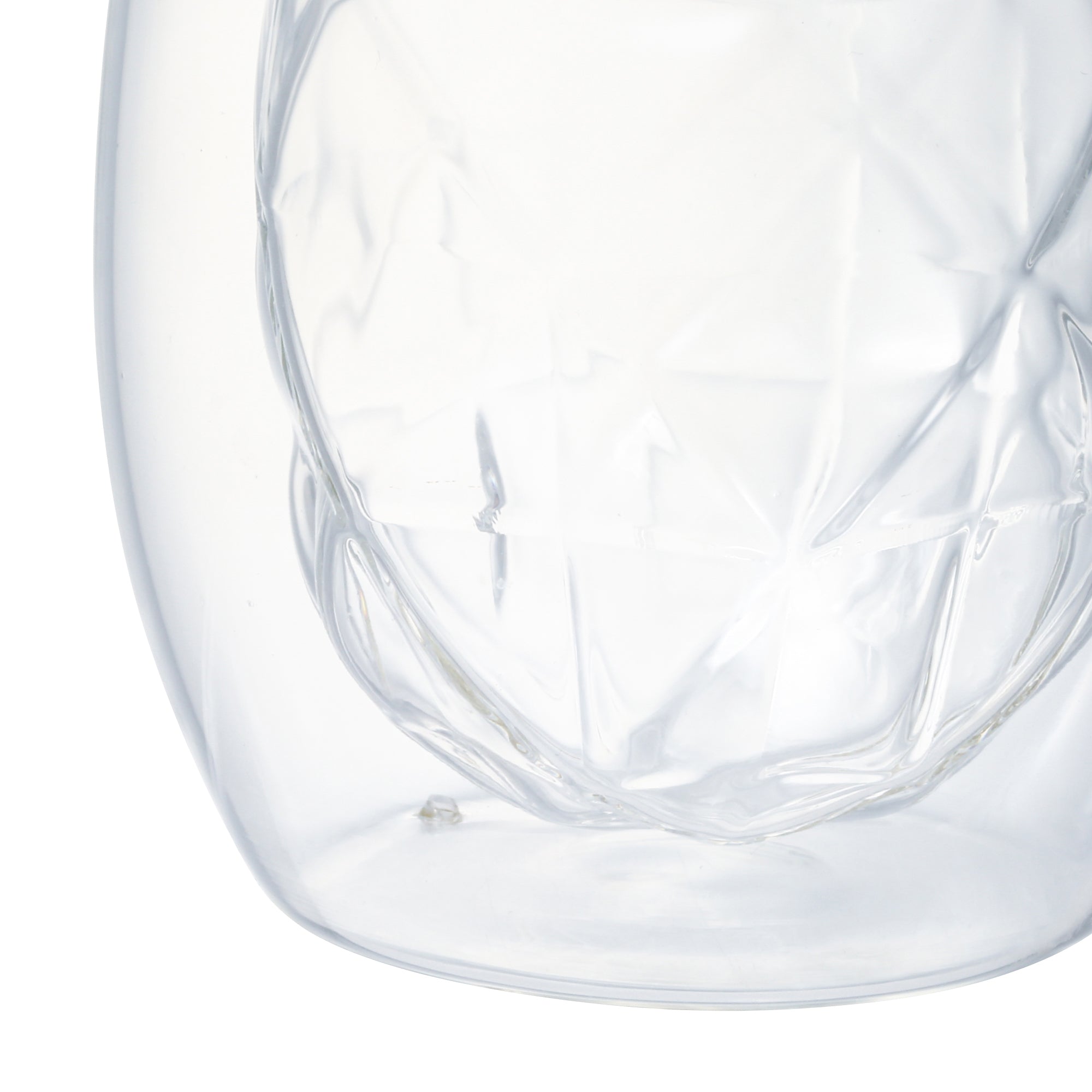 DIA DOUBLE WALL GLASS  CLEAR