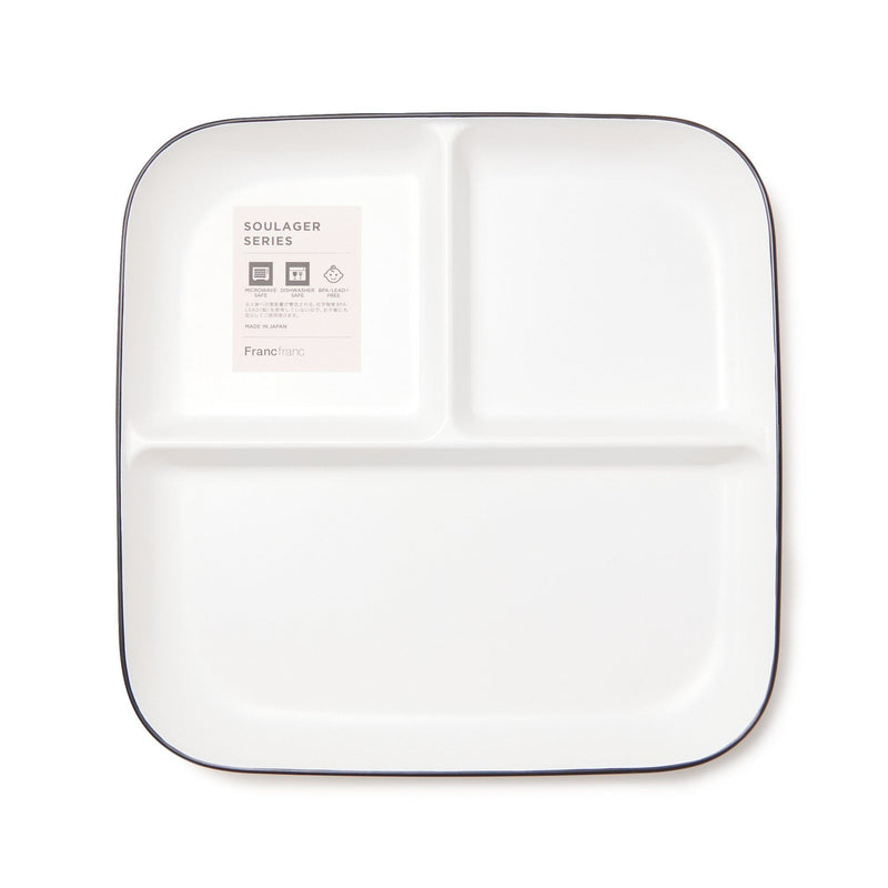 SOULAGER SEPARATE PLATE WHITE