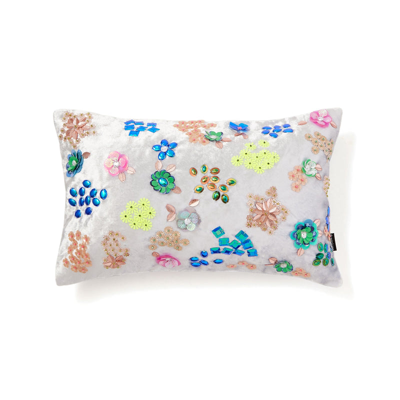 SPANGLE ART CUSHION COVER 250 X 400 MULTI