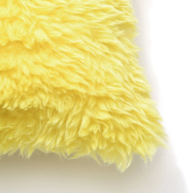 FUR-V CUSHION COVER 450 X 450 LIGHT YELLOW