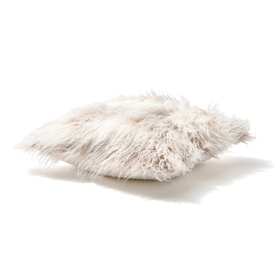 FUR-K CUSHION COVER 450 X 450 WHITE X BEIGE