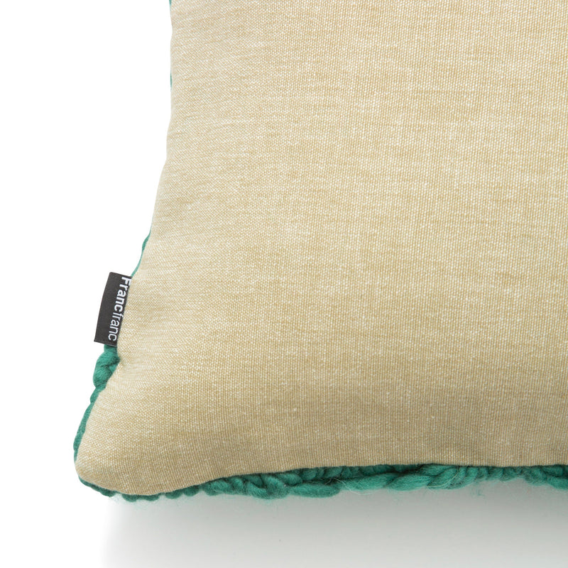 KNIT POPCORN CUSHION COVER 250 x 400 GRAY