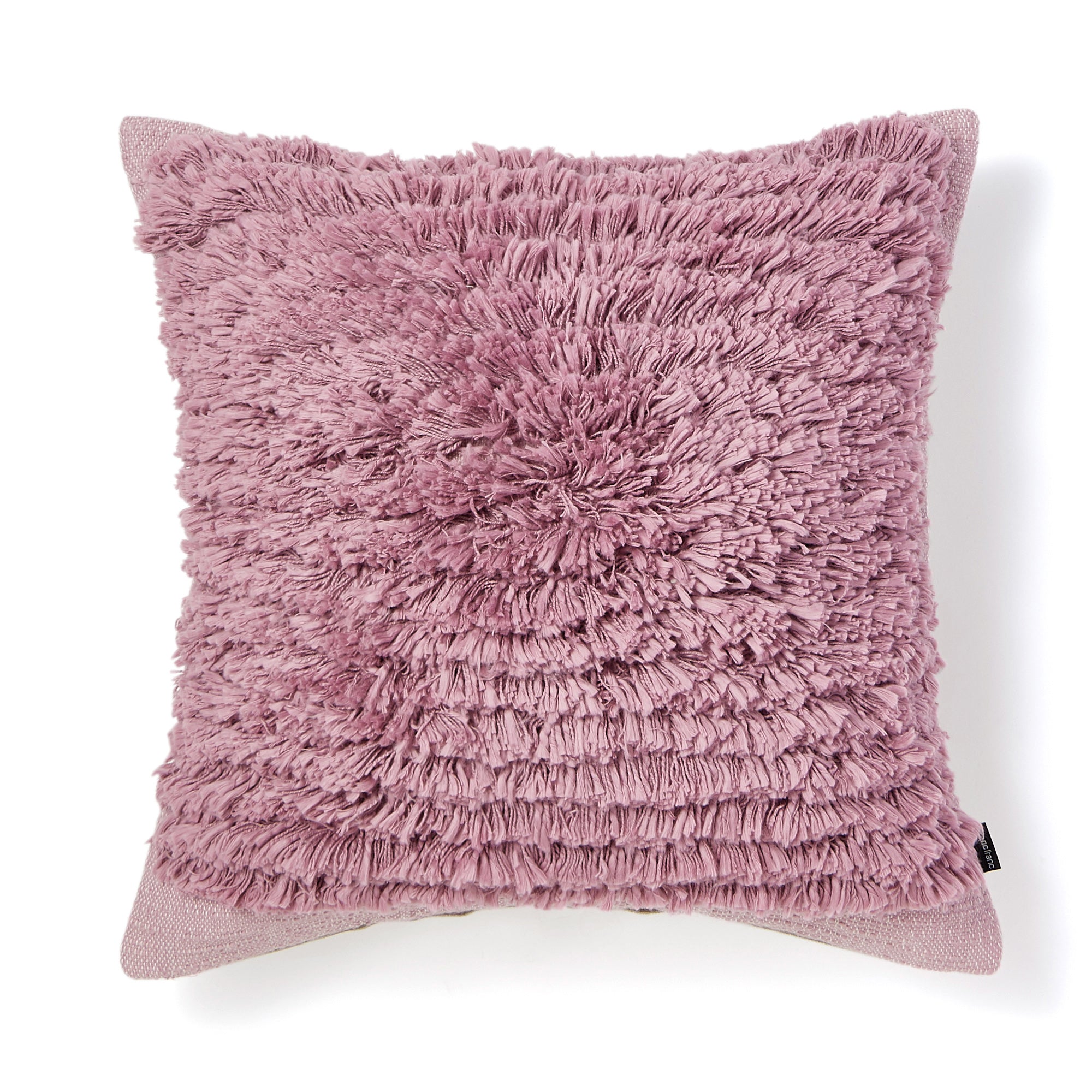 SQUARE TUFT CUSHION COVER 450 x 450 PURPLE