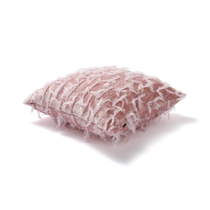 Furry Velvet Cushion Cover 450 X 450 Pink