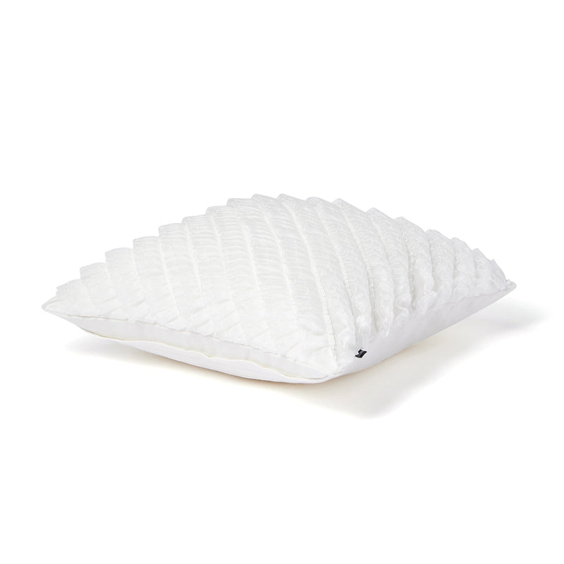 Organdy Frill Cushion Cover 450 X 450 White
