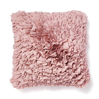 Frill Applique Cushion Cover 450 X 450 Pink