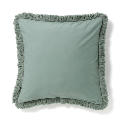 Diamond Fringe Cushion Cover 450 X 450 Green