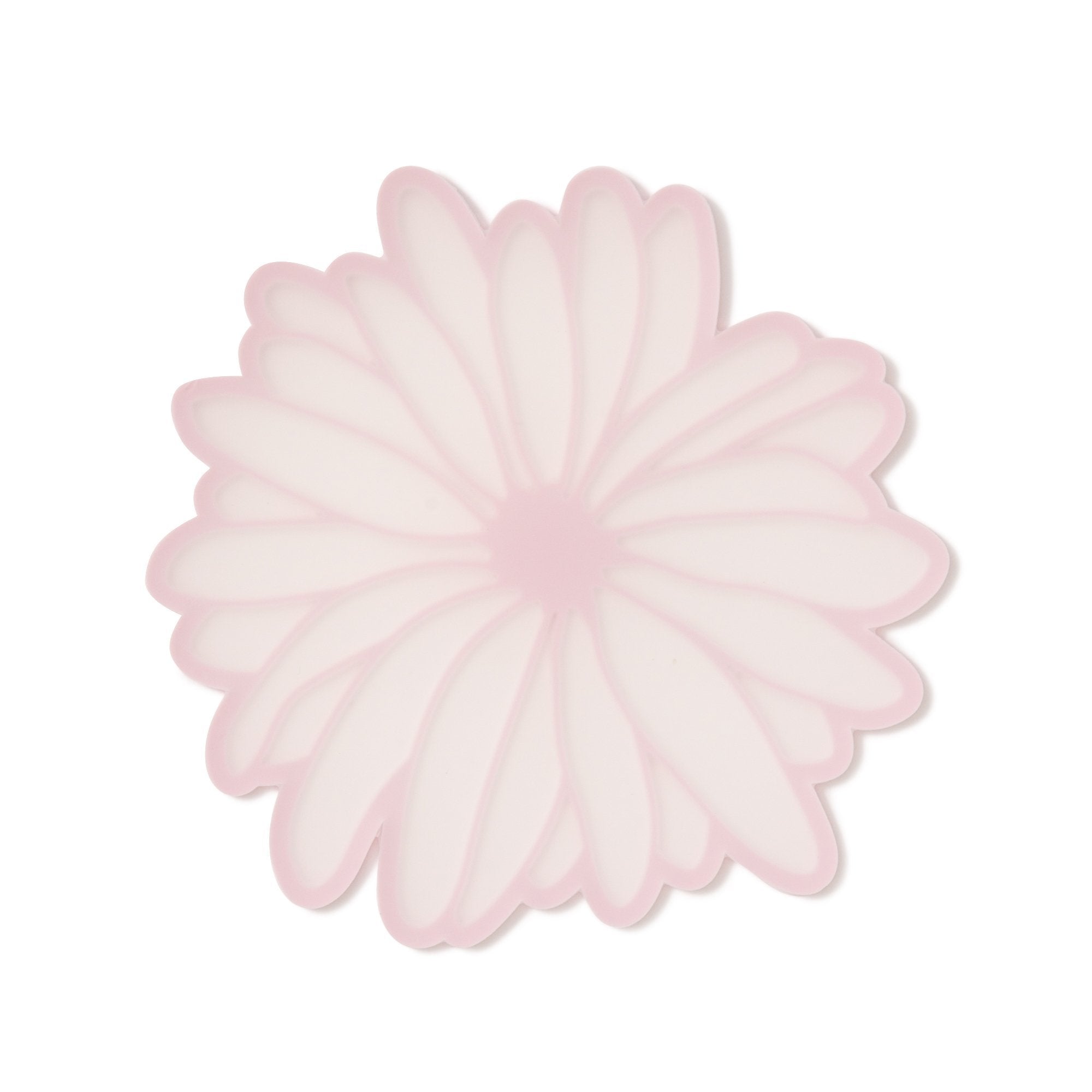 FLOWER GERBERA COASTER LIGHT PINK